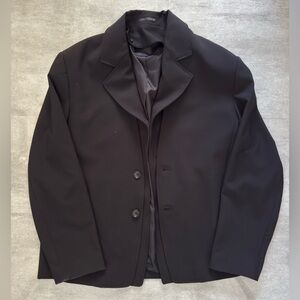 Zara Black Double Lapel Blazer